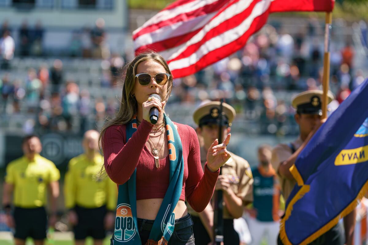 Singer-songwriter Lissa Dee of La Jolla has performed all over San Diego.
