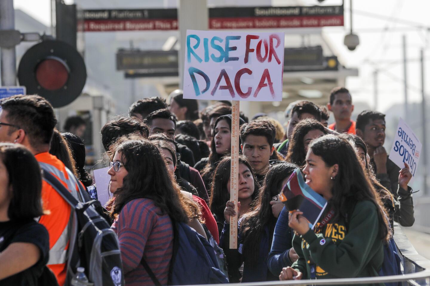 Garfield High students rally in support of DACA