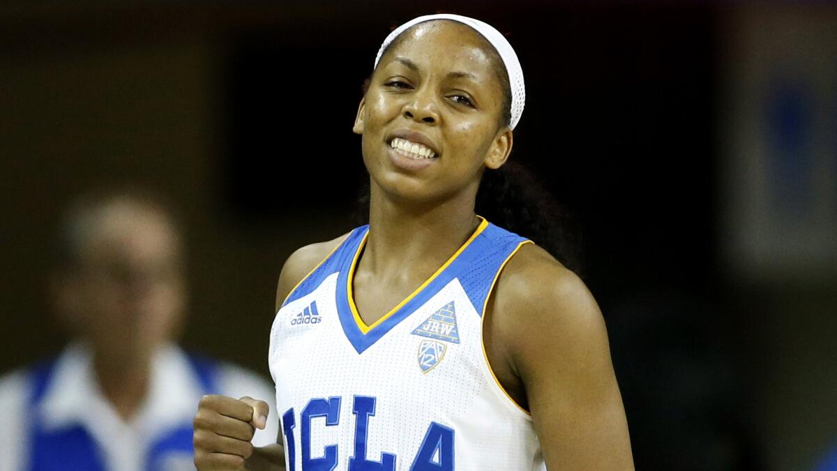 UCLA guard Nirra Fields, shown during a game Jan. 4, had 11 points in the Bruins' loss at Washington on Friday.