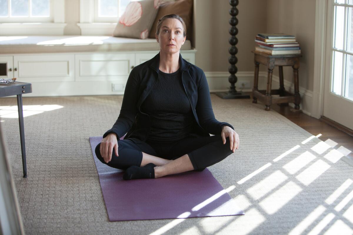 Elizabeth Marvel in a scene from Nicole Holofcener's new movie "The Land of Steady Habits."