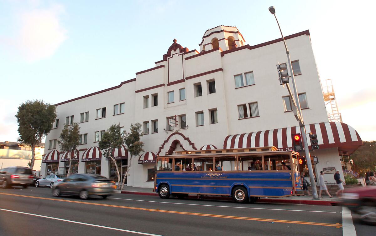 The Hotel Laguna in downtown Laguna Beach.