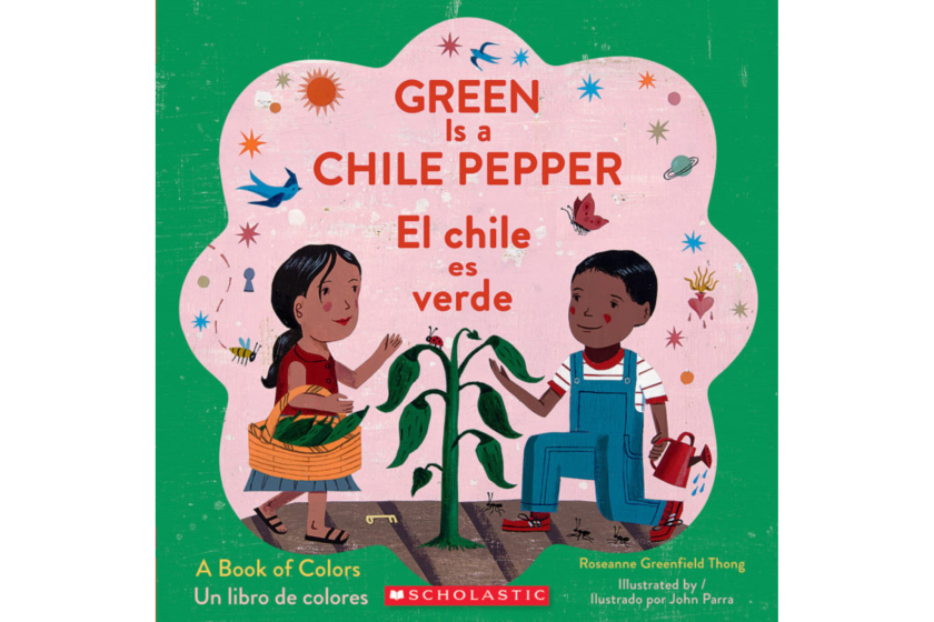 "Green Is a Chile Pepper / El chile es verde" by Roseanne Greenfield Thong