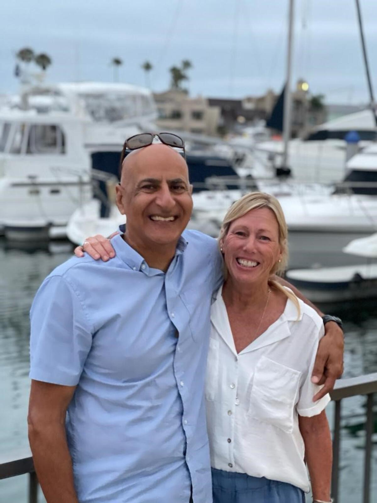 Coronado residents Ajay Sawhney and Jill Bond who produced "Ingrediente: A Restaurant Uprooted."