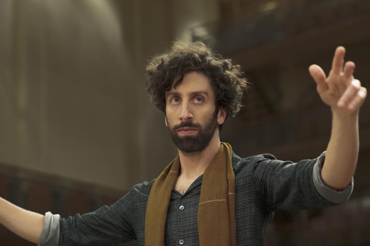 Simon Helberg in a scene from "Annette."