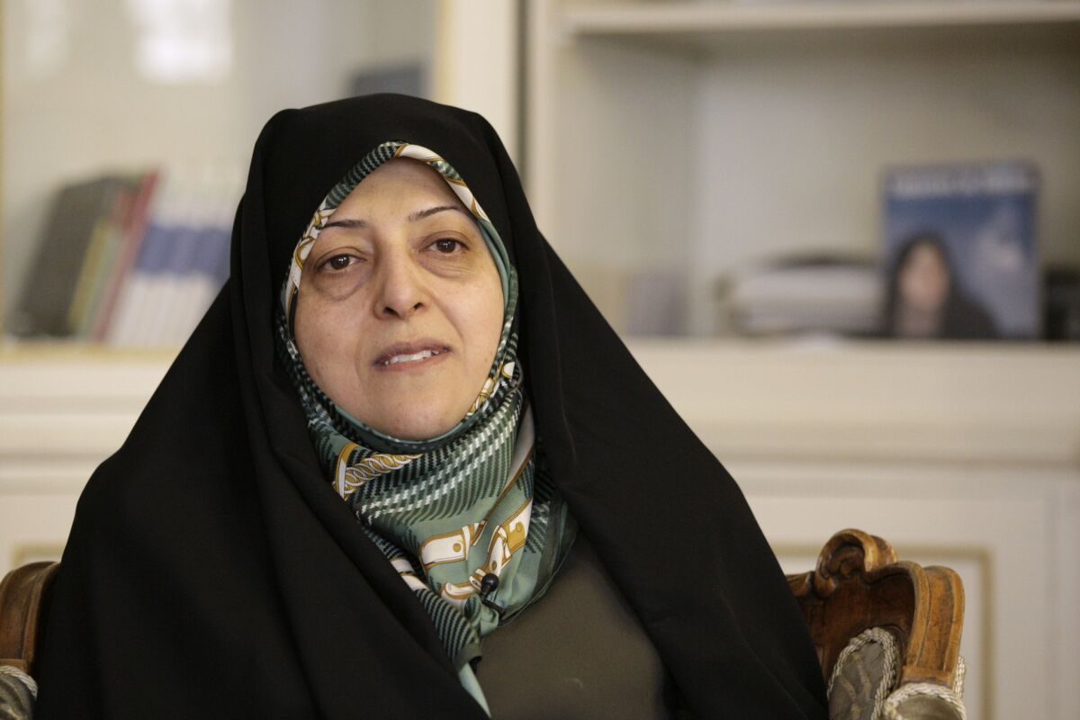 Masoumeh Ebtekar was still a teenager in 1979 when she began appearing before the world's cameras to convey messages from the Iranian revolutionaries who had taken 52 Americans hostage at the U.S. Embassy in Tehran. The young woman then dubbed "Mary" by the Western media has been appointed vice president in charge of environmental affairs under newly inaugurated President Hassan Rouhani.