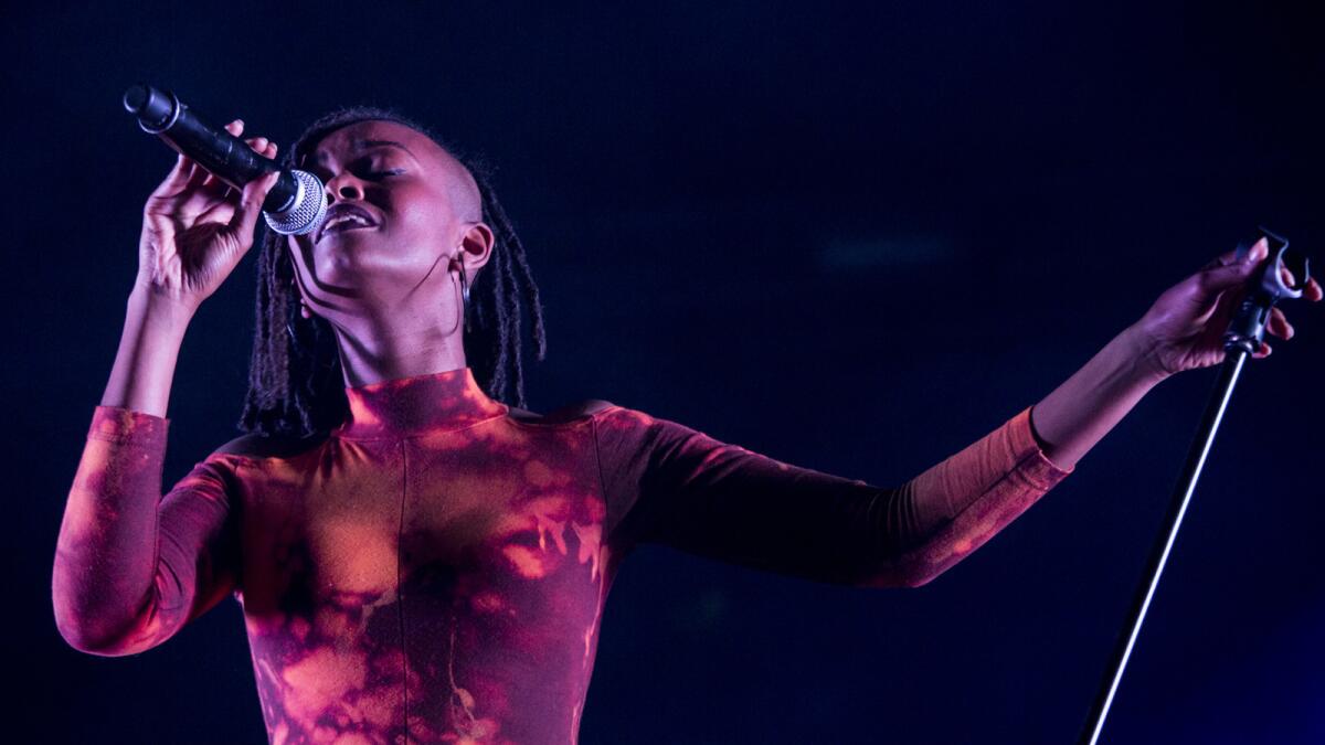 L.A.-based artist Kelela's music splits the difference between commercial R&B and experimental music.