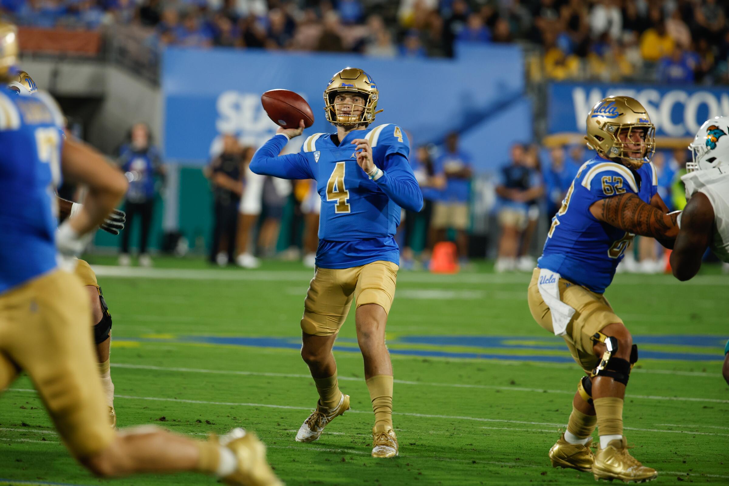 UCLA spring practice preview: Will anyone challenge Ethan Garbers ...