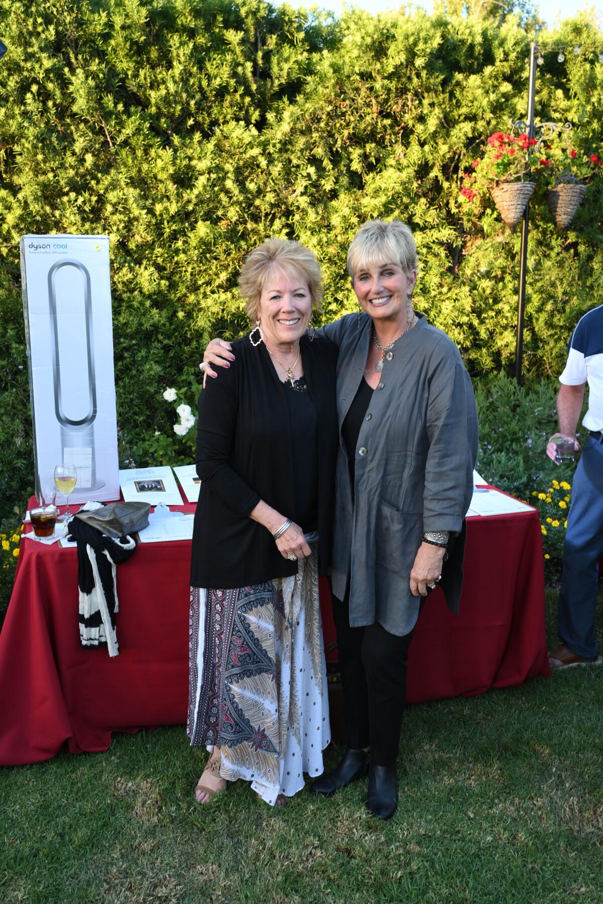 Becky Baylor and Kristi DeCinces attend the Don Baylor 65 Roses Memorial Classic held at Strawberry Farms Golf Club.