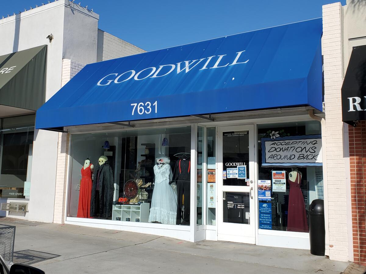 A man has been arrested on suspicion of molesting two girls at separate stores, including the Goodwill  in La Jolla.