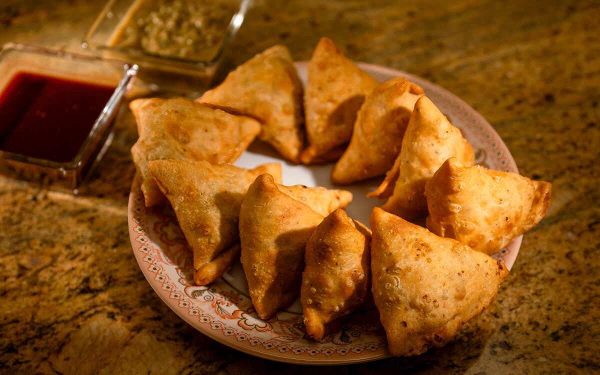 Cali Tardka Samosas Recipe Los Angeles Times