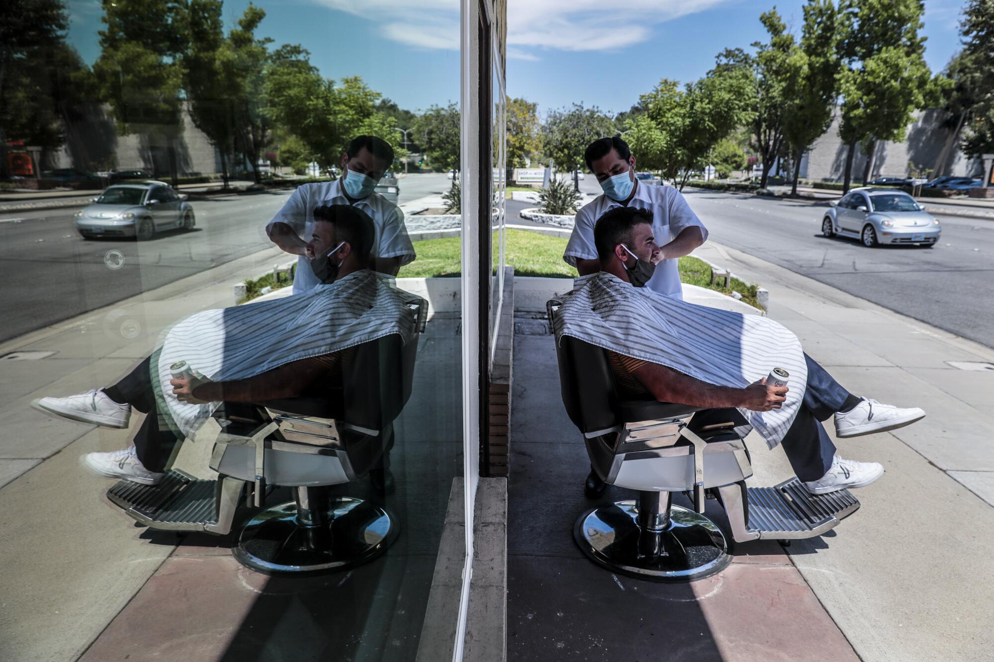 Haircut in Glendora