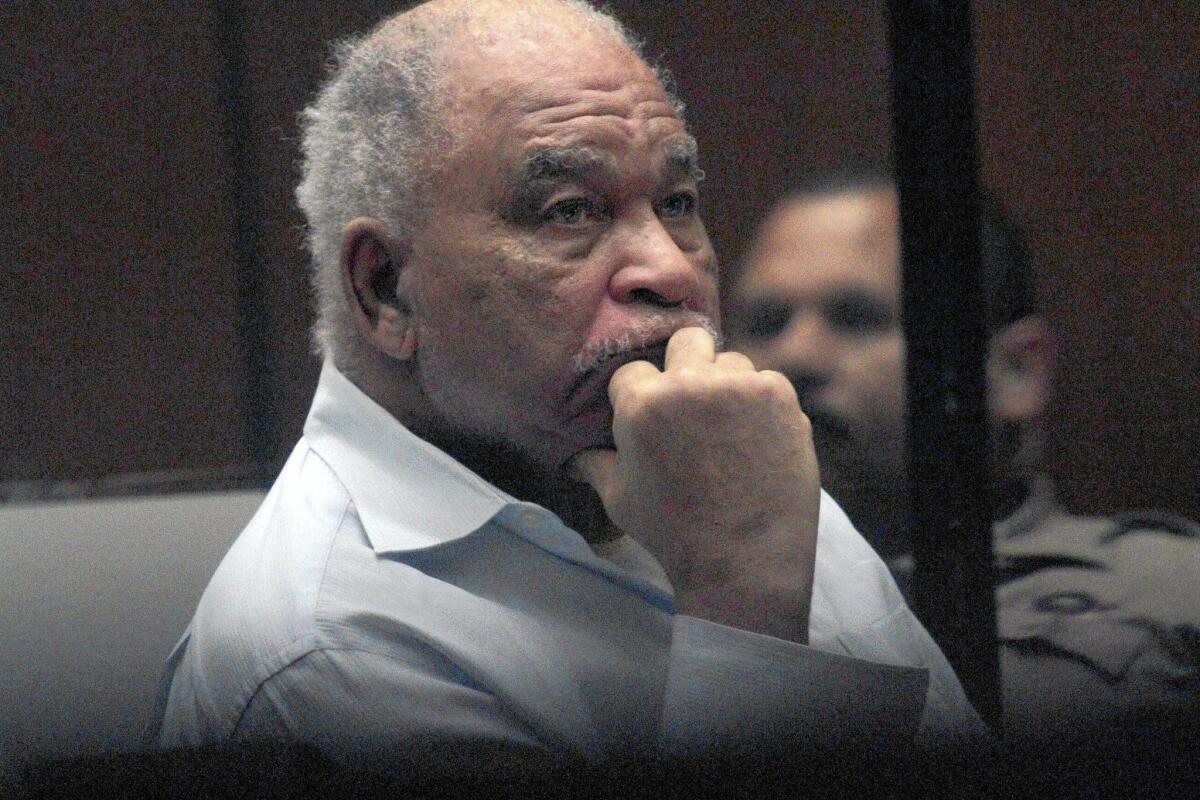 Samuel Little was convicted of assault and false imprisonment of two women in San Diego and served 2 1/2 years in prison. He's on trial in Los Angeles in the deaths of three women who were beaten and dumped in the late-1980s.