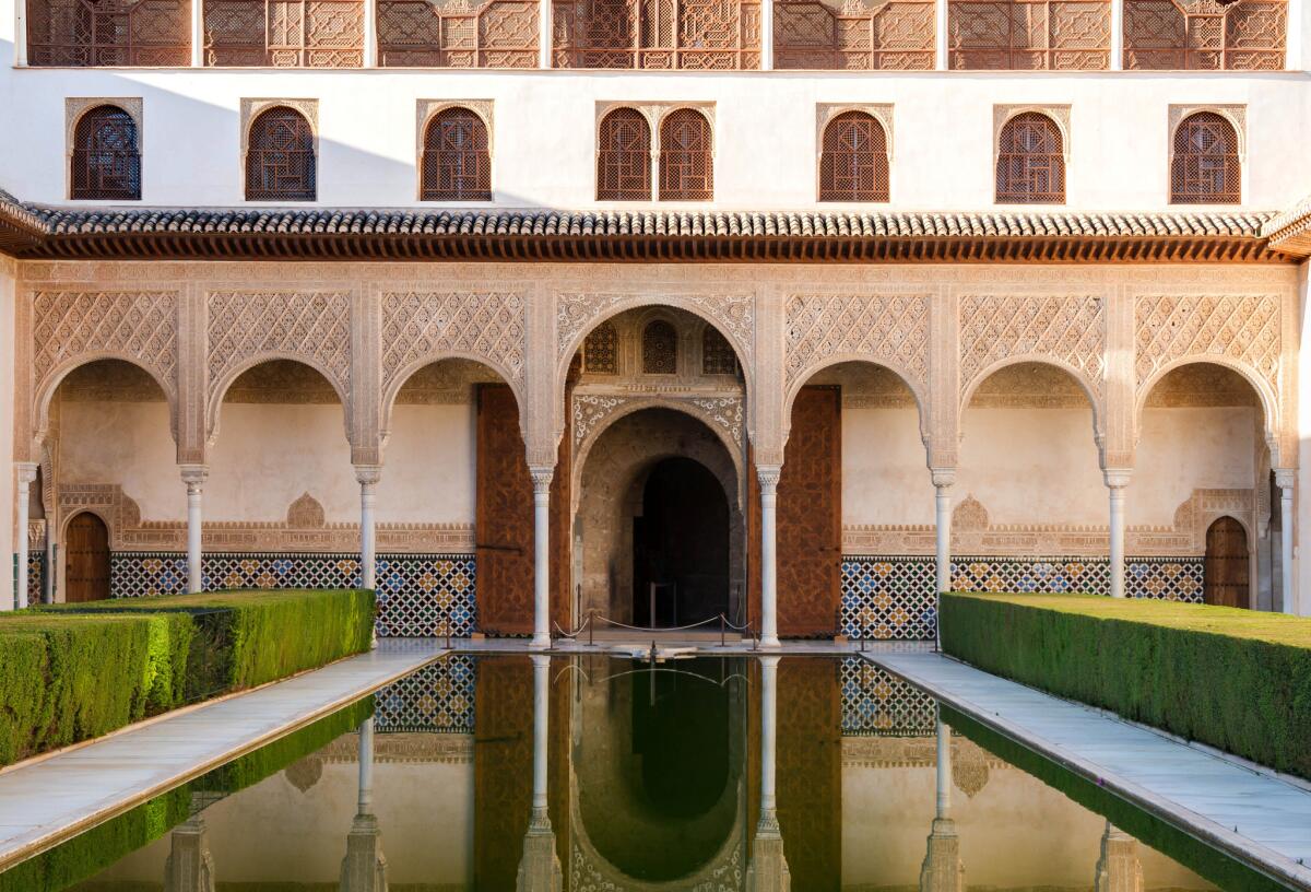 Detail of Alhambra, Spain