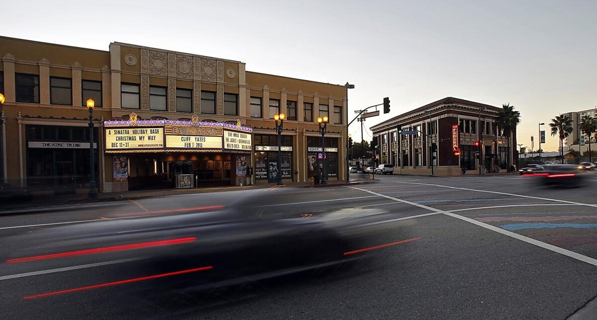 The El Portal Theatre along Lankershim in North Hollywood.