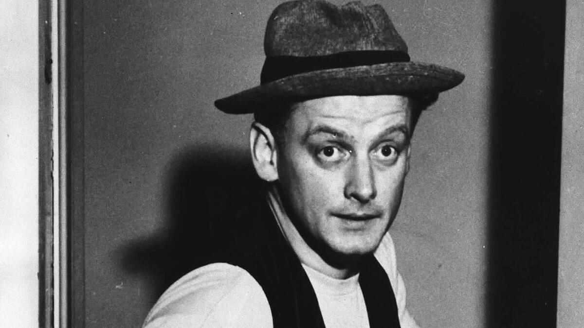 Art Carney as Ed Norton from the classic television show "The Honeymooners," in this August 1955 file photo.