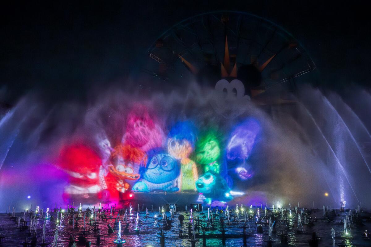“World of Color Happiness!” centers connected a quest from "Inside Out" quality Joy to observe what makes each of america happy.