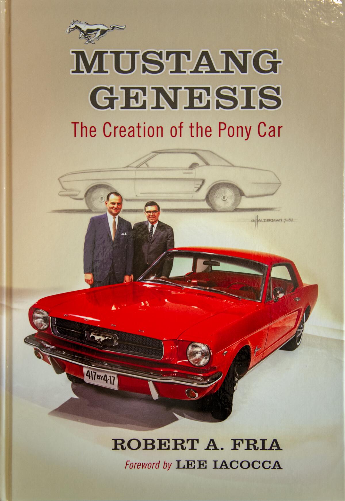 00961-20130305 Mustang Genesis book by Robert Fria-& Mustang model-for AutoMatters 270