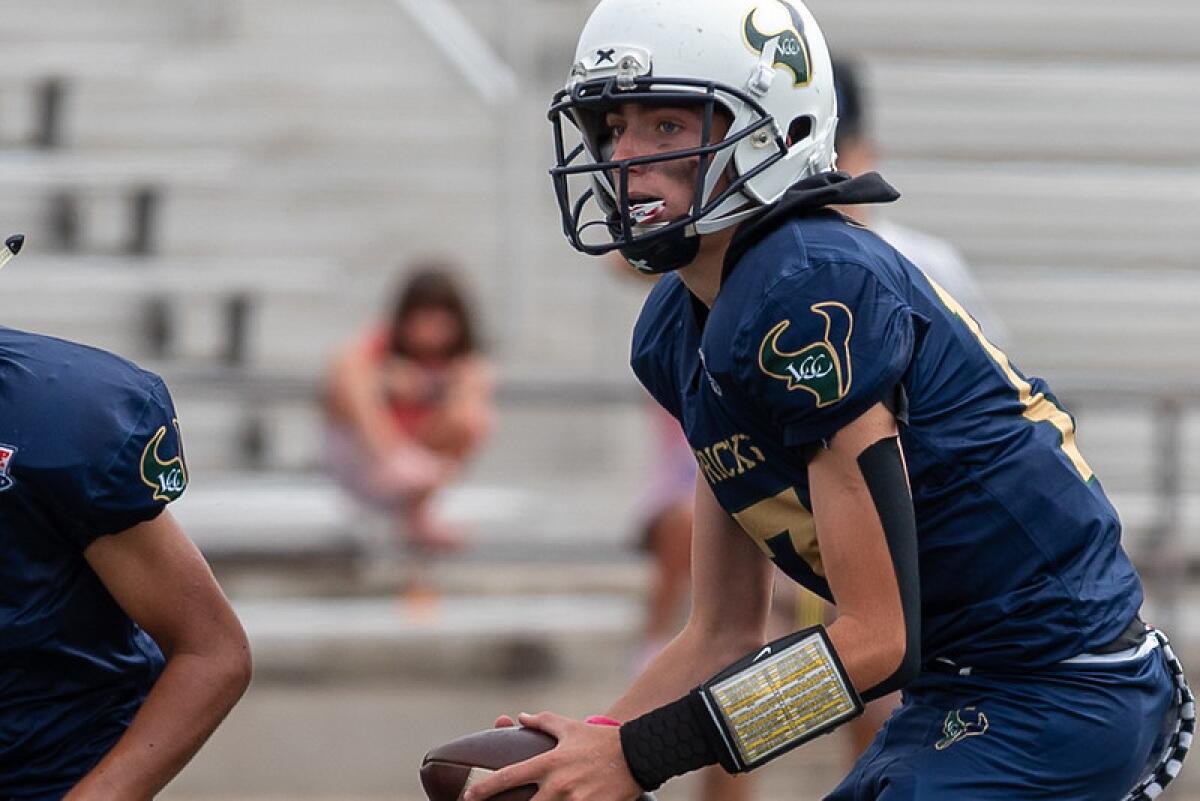 The team includes quarterback Dax Labrum, an eighth grader at R. Roger Rowe School.