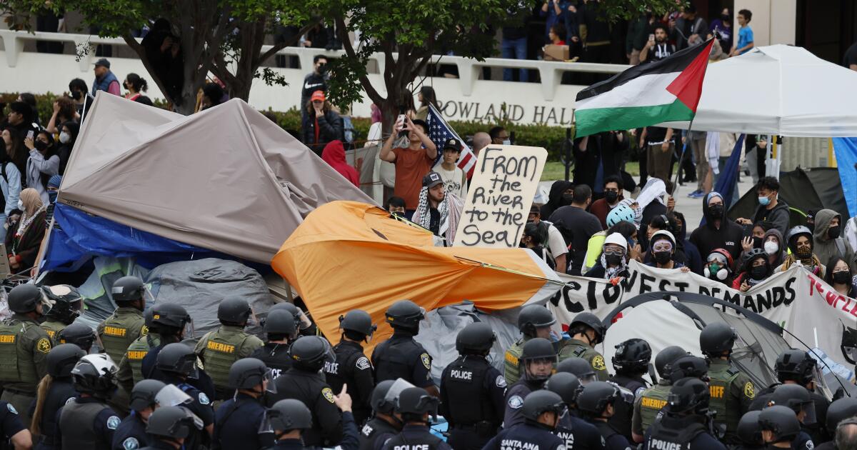 UC president to campuses: no encampments, blocking paths, hiding faces