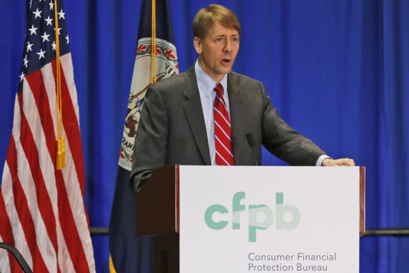 Richard Cordray of the Consumer Financial Protection Bureau. [AP file]