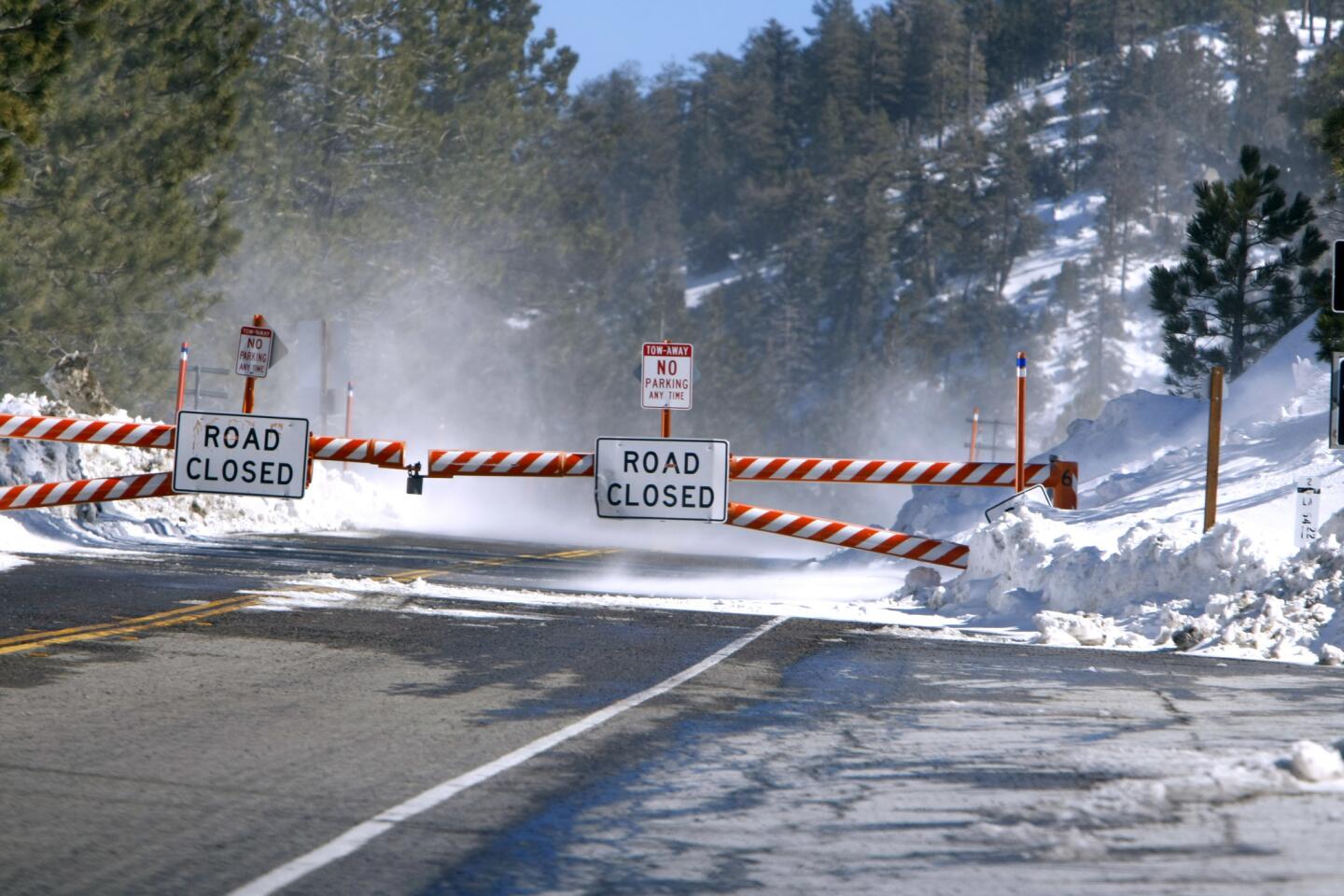 Photo Gallery: Recent storms left large amounts of snow in local mountains, ski resorts to open, chains required