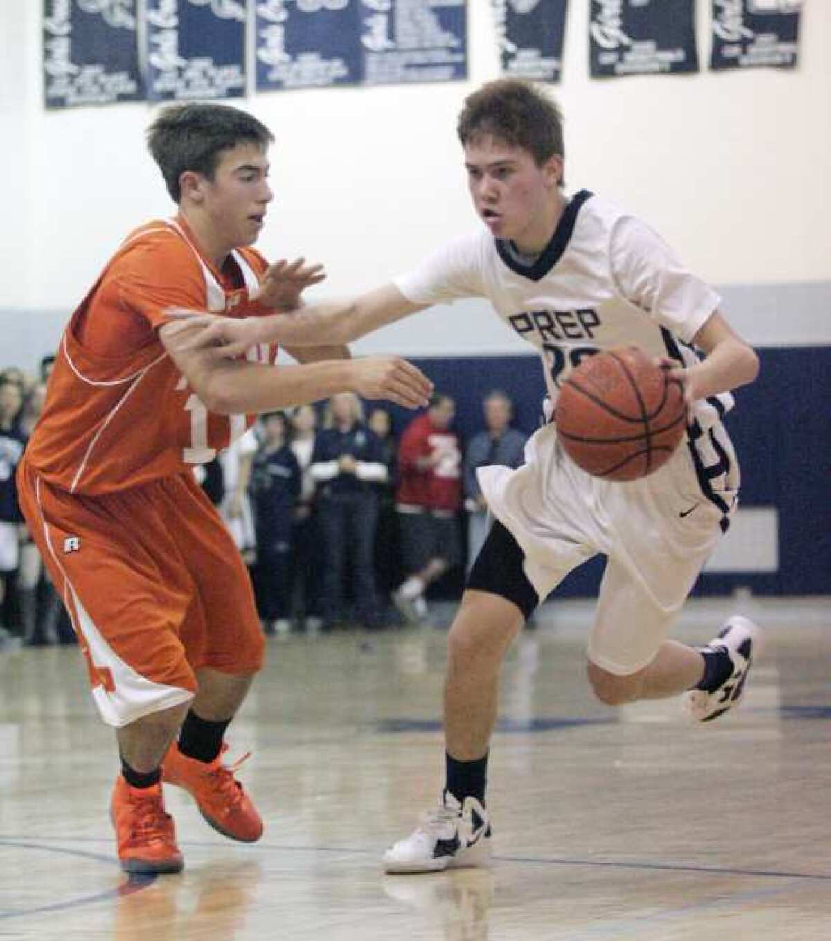 ARCHIVE PHOTO: Flintridge Prep's Robert Cartwright is leading the Rebels, averaging 23 points a game these playoffs.
