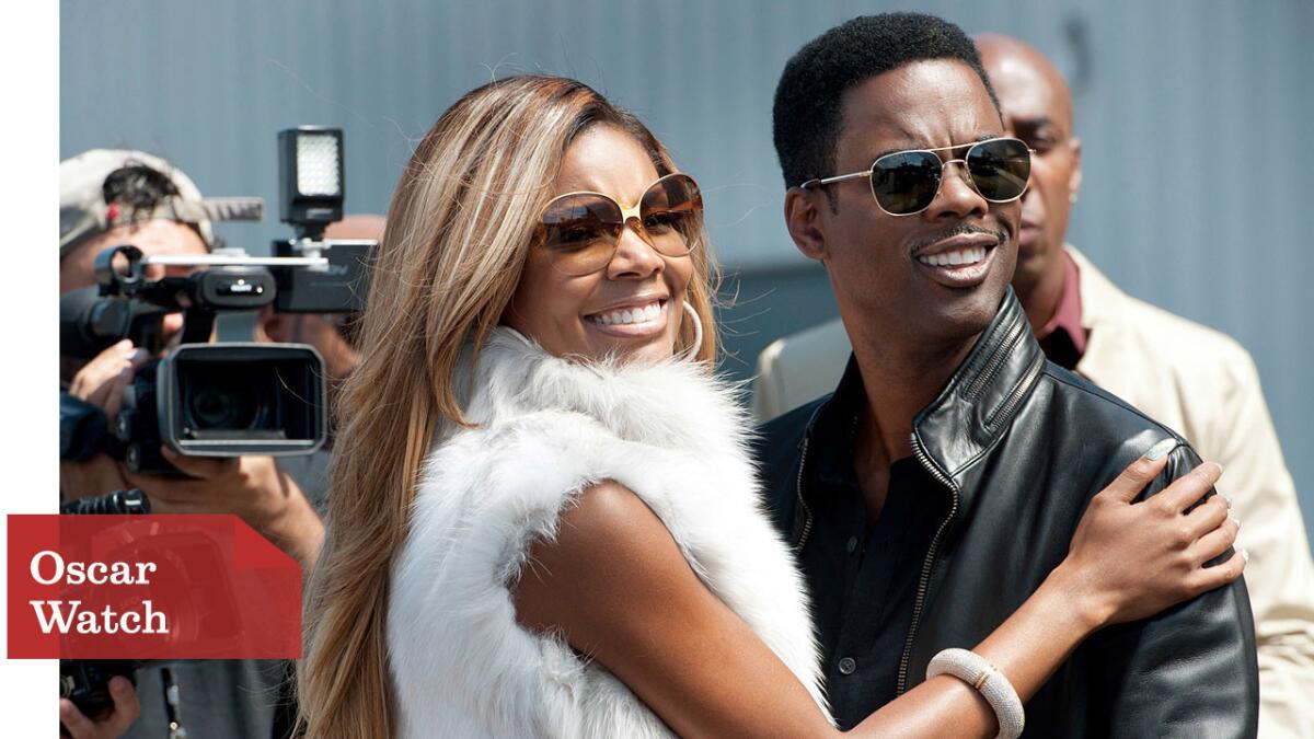 Gabrielle Union, left, is Erica Long and Chris Rock is Andre Allen in "Top Five."
