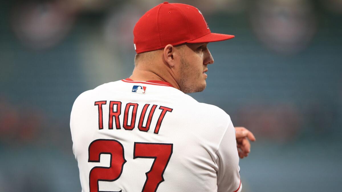 Mike Trout said he got five or six hours of sleep after the Angels left Texas in the wee hours and landed in Los Angeles at 4:30 a.m.
