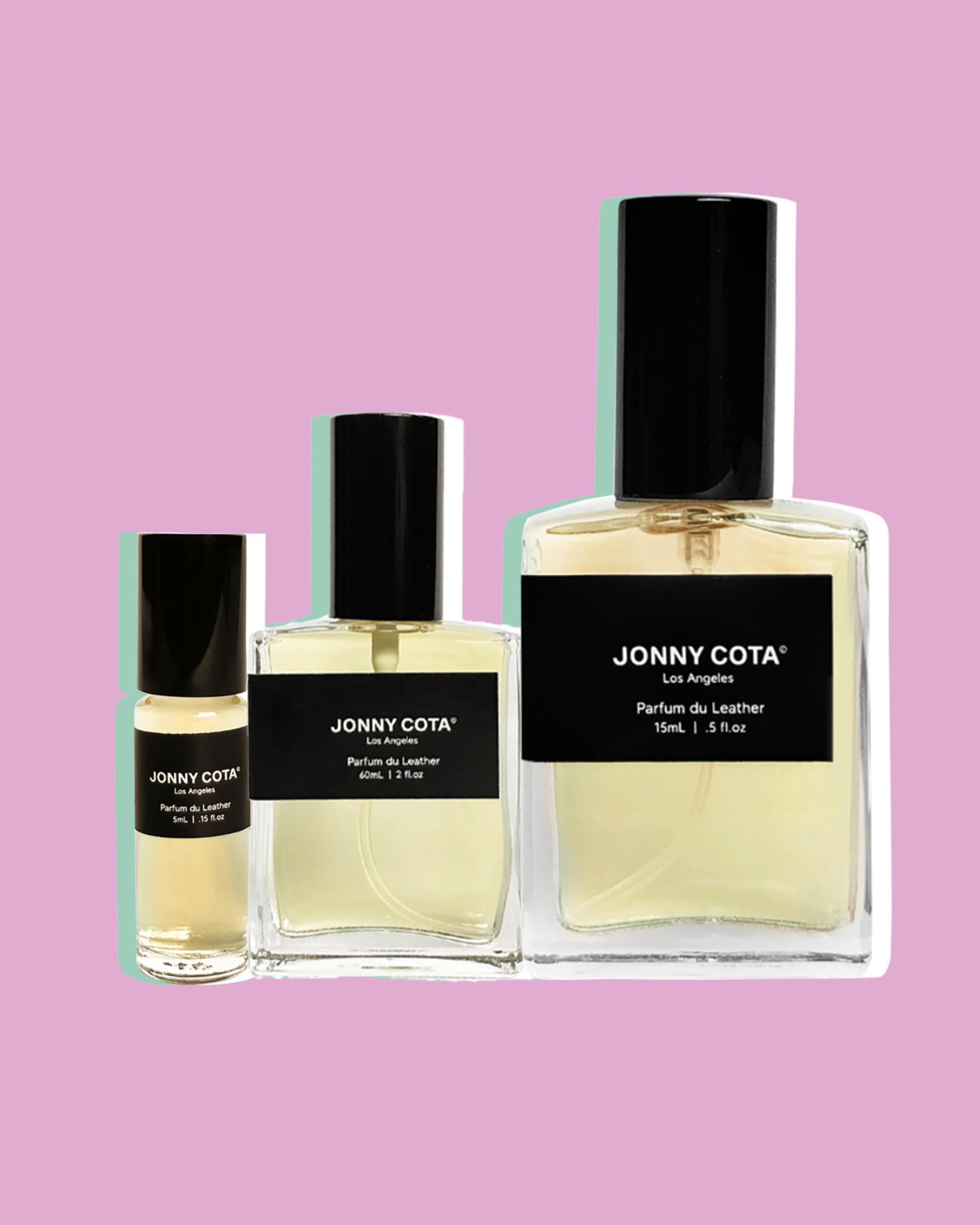 Jonny Cota perfume in three different sizes