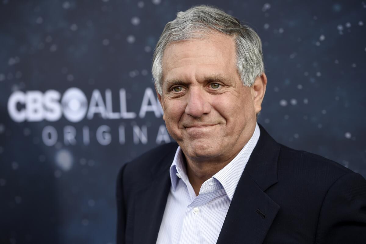Leslie Moonves, then chairman and CEO of CBS at a premiere in 2017.