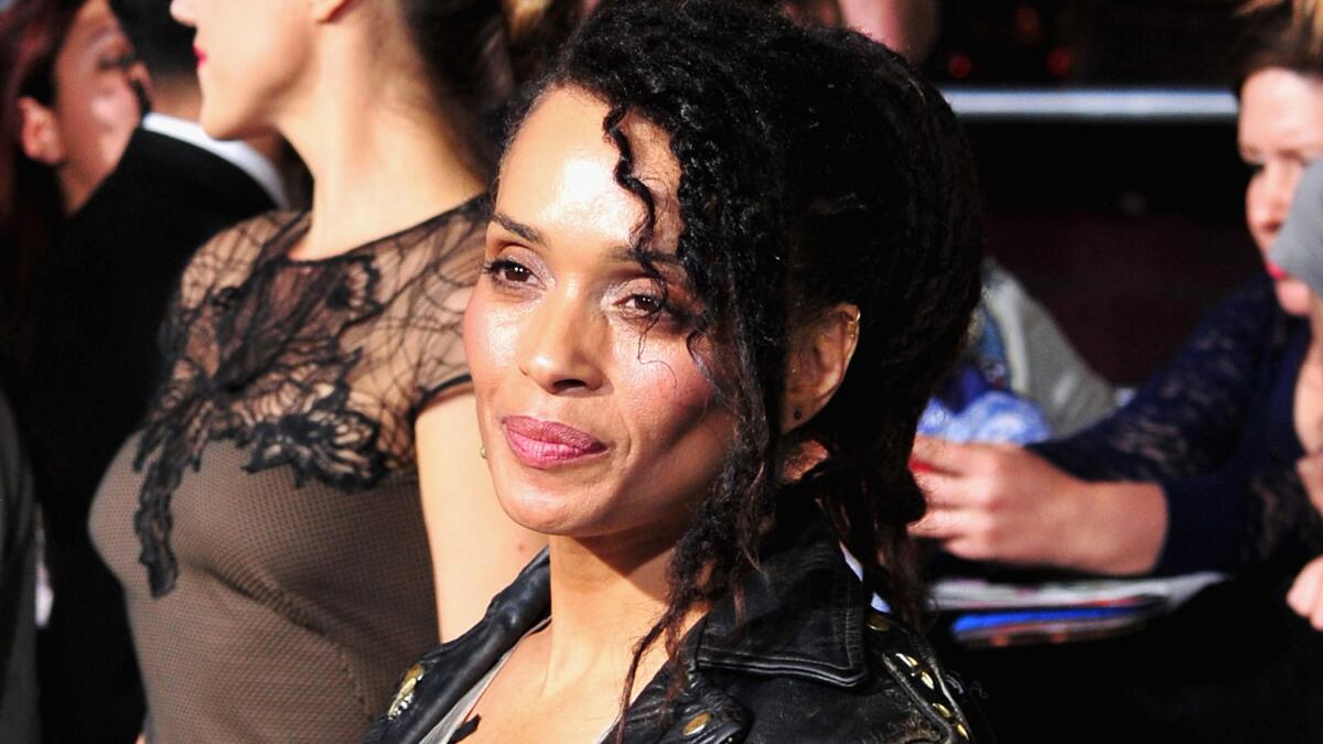 Lisa Bonet arrives at the premiere of "Divergent" at the Regency Bruin Theatre in Westwood on March 18.
