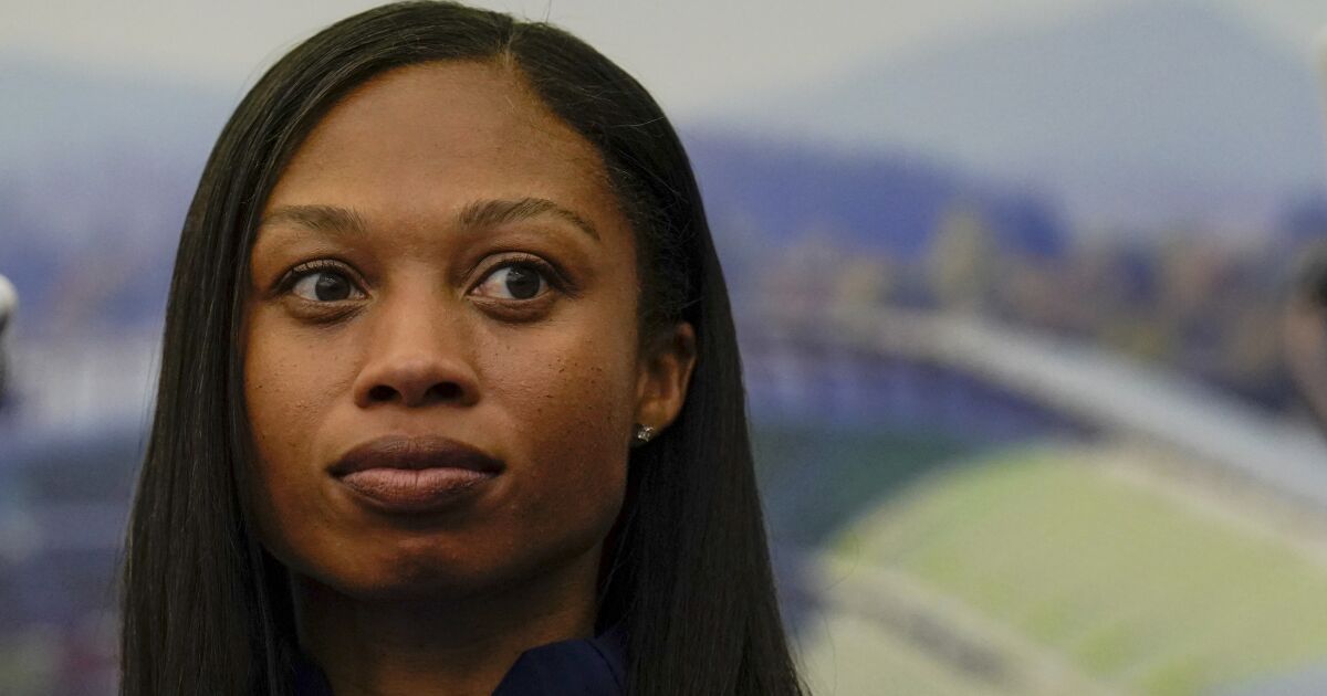 Column: In renaming track in honor of Allyson Felix, USC chooses character over cash