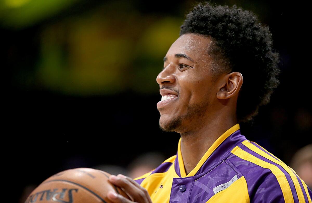 nick young curly hair