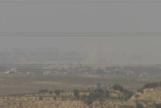 A screenshot taken from AP video showing a general view of northern Gaza as seen from Southern Israel, before it was seized by Israeli officials on Tuesday, May 21, 2024. Israeli officials seized a camera and broadcasting equipment belonging to The Associated Press in southern Israel on Tuesday, accusing the news organization of violating the country’s new ban on Al Jazeera. Shortly before the equipment was seized, it was broadcasting a general view of northern Gaza. (AP Photo)