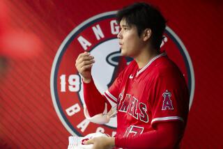  Angeles designated hitter Shohei Ohtani during a game with the Yankees on July 18, 2023.