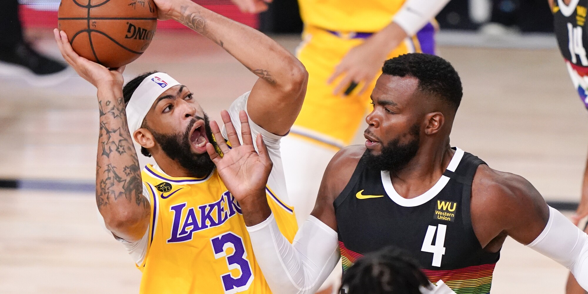 Lakers Defeat Nuggets In Game 4 To Take 3 1 Series Lead Los Angeles Times