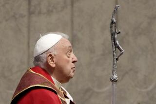 El papa en la Ciudad del Vaticano el 19 de mayo de 2024. (Foto AP/Gregorio Borgia)