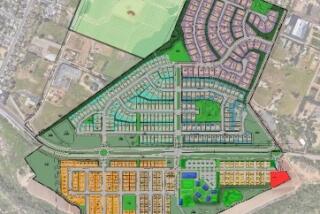 A map of the homes proposed for North River Farms in South Morro Hills.
