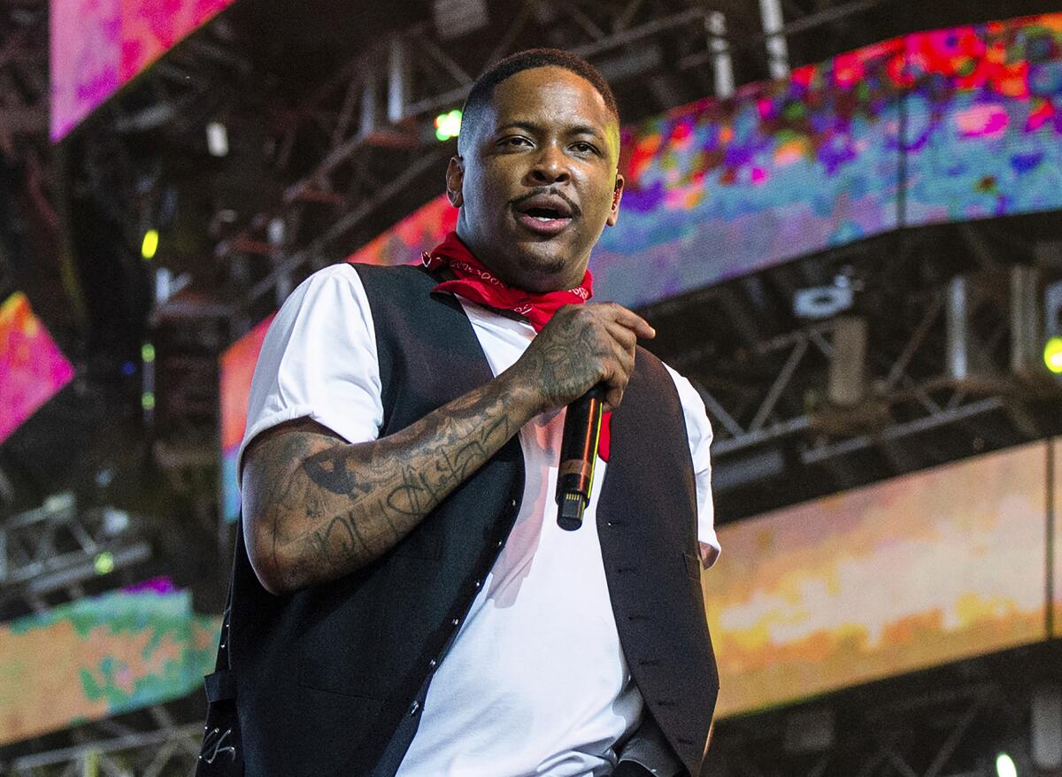 Rapper YG was arrested Tuesday morning in Burbank, officials say.