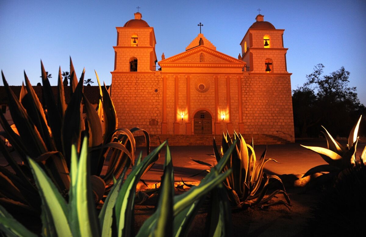 Vandals decapitated a statue of St. Junipero Serra and poured red paint on it this week at the Old Mission Santa Barbara.