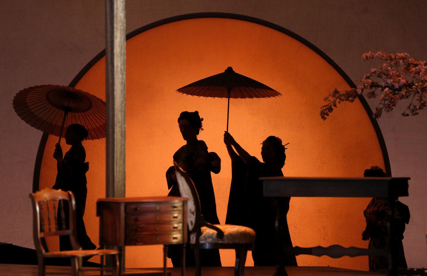 Ana Maria Martinez, second from left, plays the title character in "Madame Butterfly."