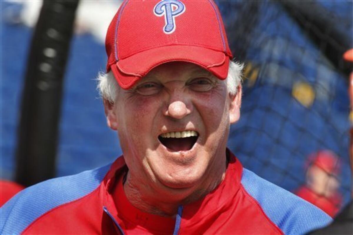 Phillies hire former manager Charlie Manuel as hitting coach