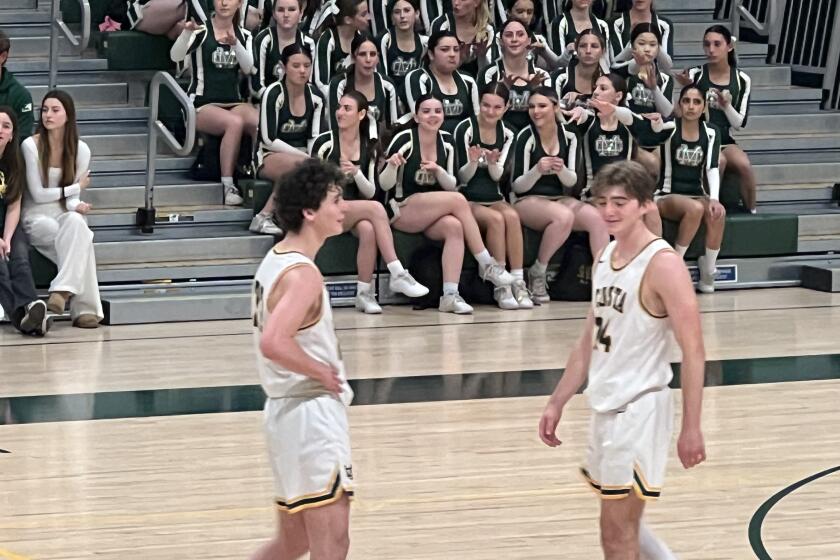 Mira Costa's Dylan Black (left) and Will Householter have been key players for the 22-1 Mustangs.