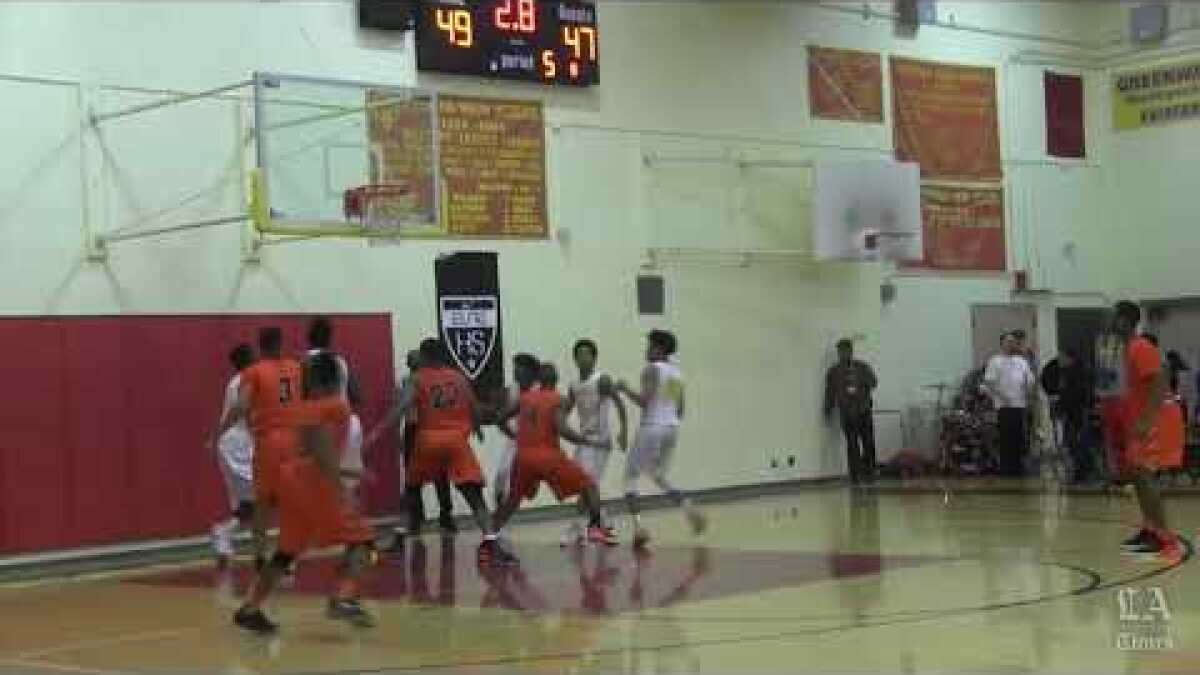 Boys Basketball Birmingham Upsets Damien In Overtime Los