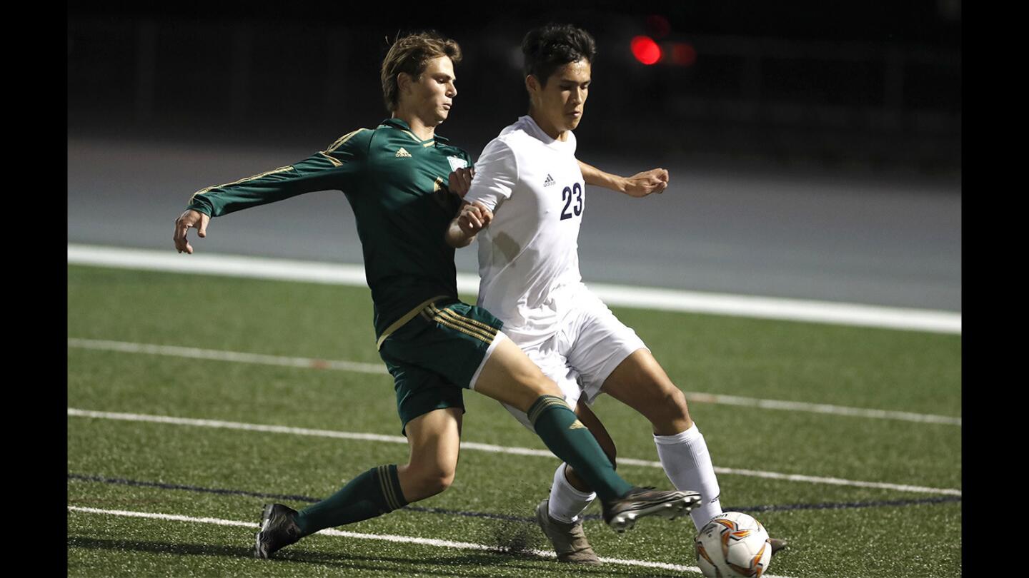 Edison vs. Newport Harbor boys' soccer game