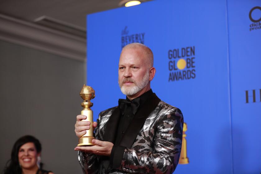 BEVERLY HILLS, CA-JANUARY 06: Best Television Limited Series or a Motion Picture Made for Television Winner The Assassination of Gianni Verscace Ryan Murphy in the Trophy Room at the 76th Golden Globes at the Beverly Hilton Hotel on January 06, 2019 (Allen J. Schaben / Los Angeles Times)