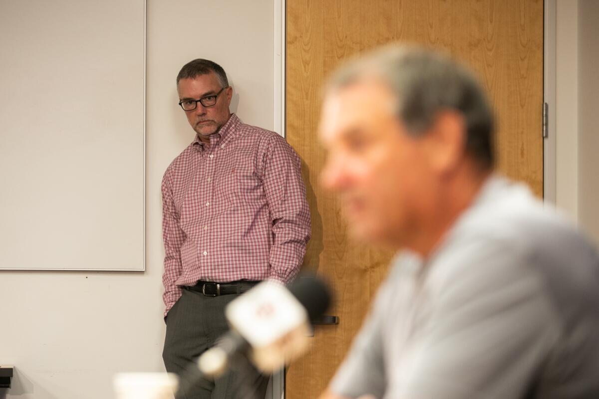 San Diego State athletic director John David Wicker