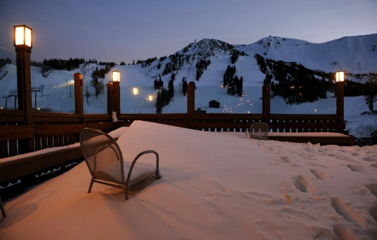 See the glow of the snow in Mammoth during moonlight hikes this winter.