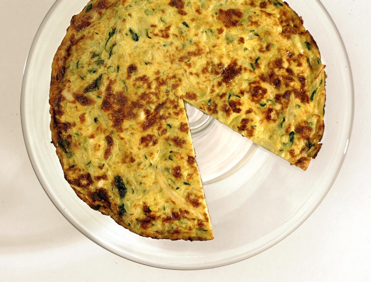 For something a bit more savory, try a zucchini-basil frittata. Click here for the recipe.