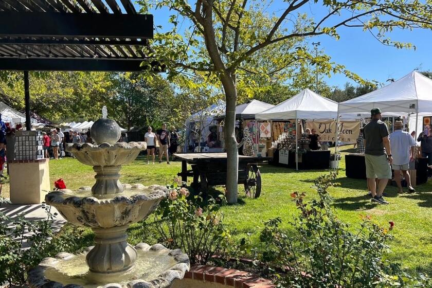 At the Bernardo Winery Fall Arts and Crafts Fair, more than 125 vendors will have hand-crafted, unique items for sale.
